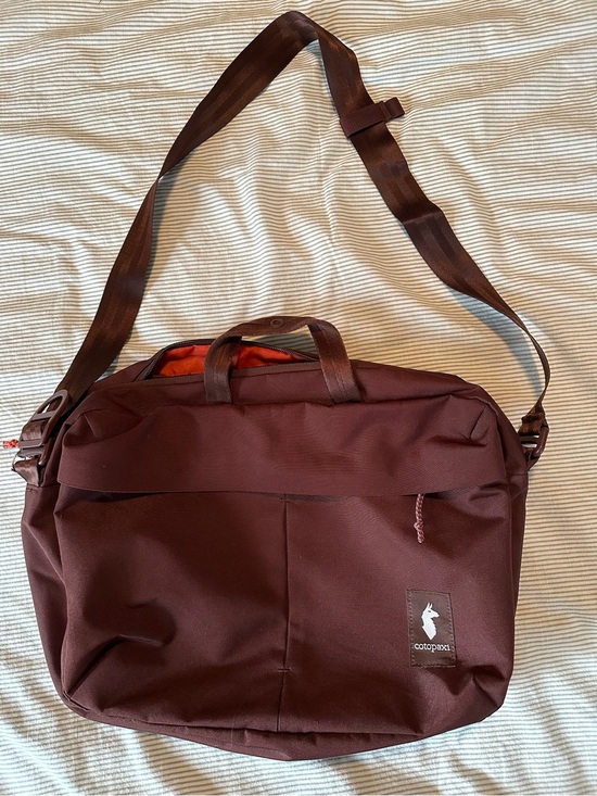 cotopaxi Other - cotopaxi Maroon Messenger Bag with Orange Interior